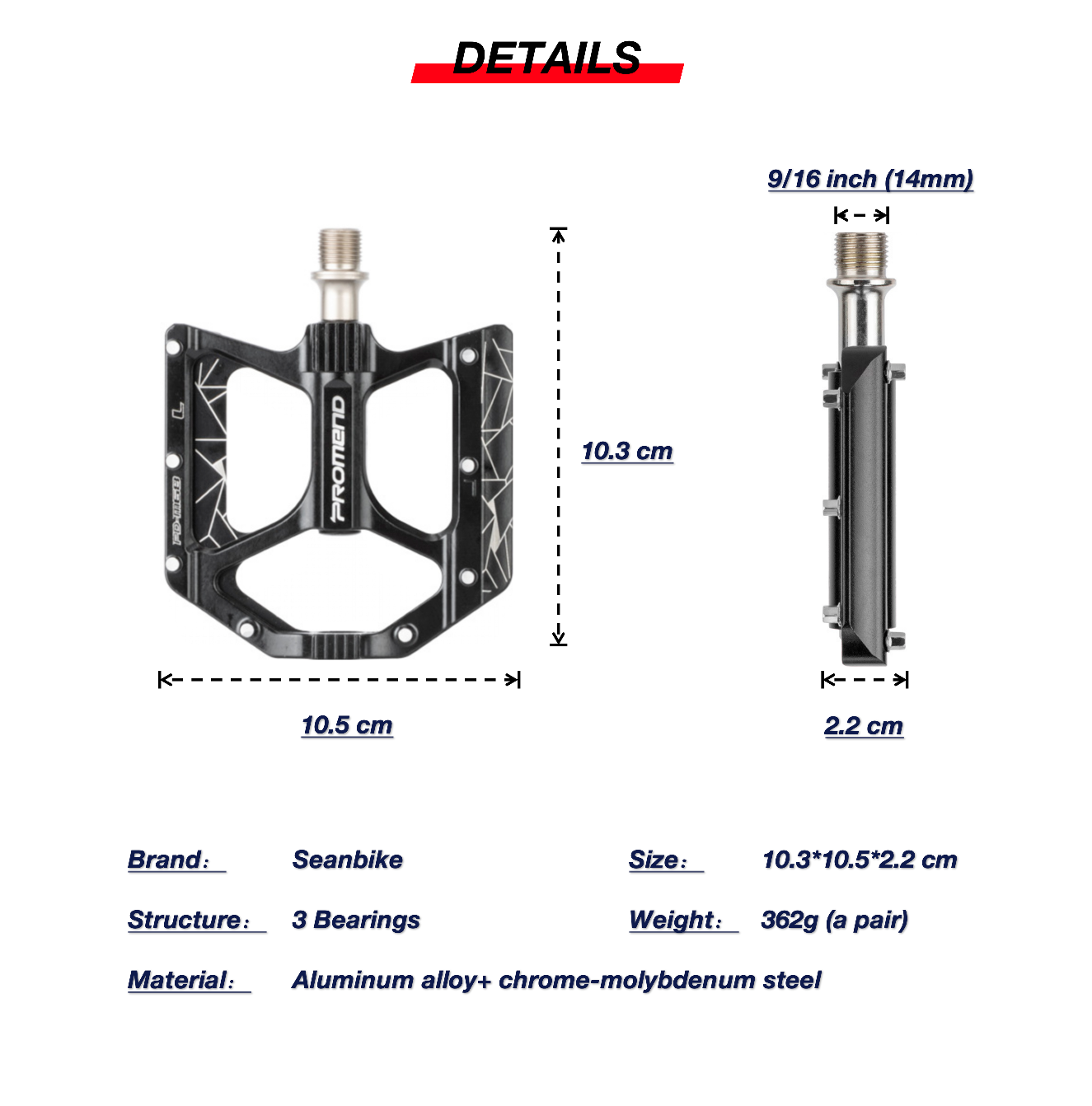 SteadyGrip Holder Pedals PD-M68